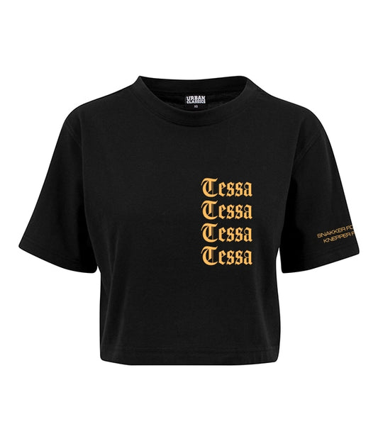Tessa Tessa Tessa, Oversized cropped pige t-shirt