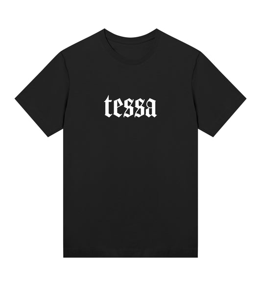 Tessa logo tee, black