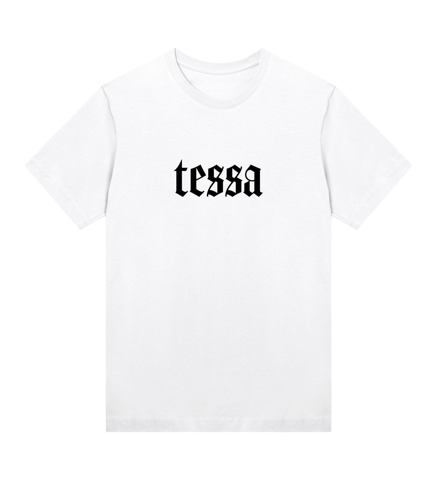 Tessa logo tee, white